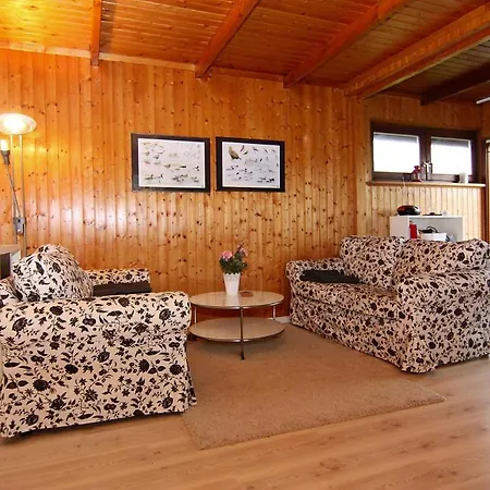 Inviting Log House With 2 Terraces And Cozy Fireplace In Damp